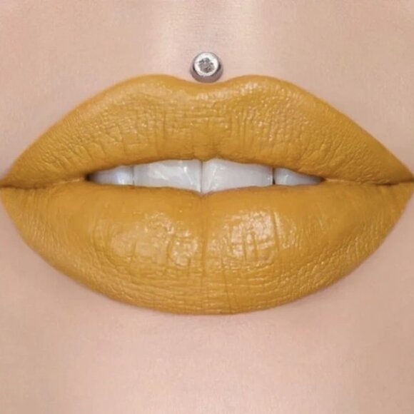 Jeffree Star Velvet Trap Extending the Olive Branch Lipstick Mustard color - NIB - Picture 1 of 3